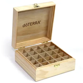 doTERRA wooden box essential oils storage
